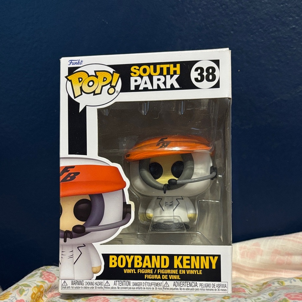Funko Pop! South Park Boyband Kenny Figure - Orange and White